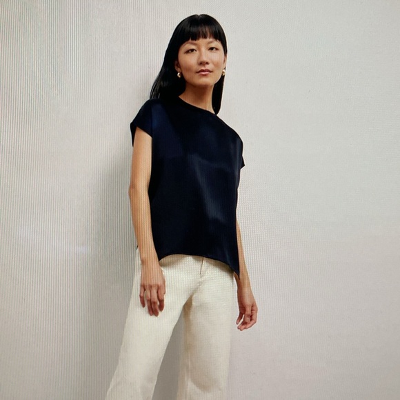 MM Lafleur Tops - Didion  100% Silk Top MM Lafleur